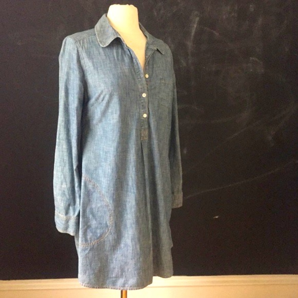 Lands End Canvas Denim Dress